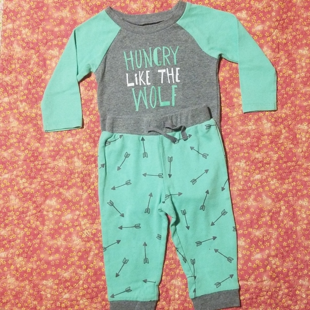 Long sleeve bodysuit and pants